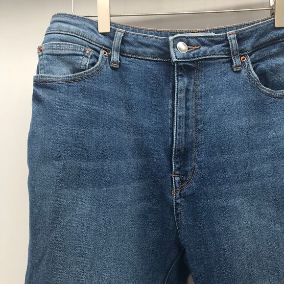 DL1961 Chrissy Trimtone Skinny Crop Womens 32 Medium Blue Professionally Altered - Picture 3 of 12